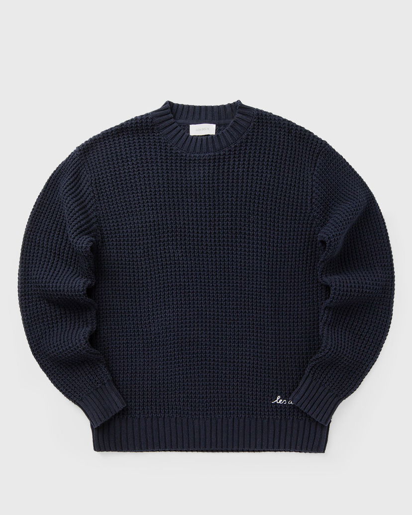 Пуловер Les Deux Waffle Crewneck Knit Тъмно синьо | 1000570-460
