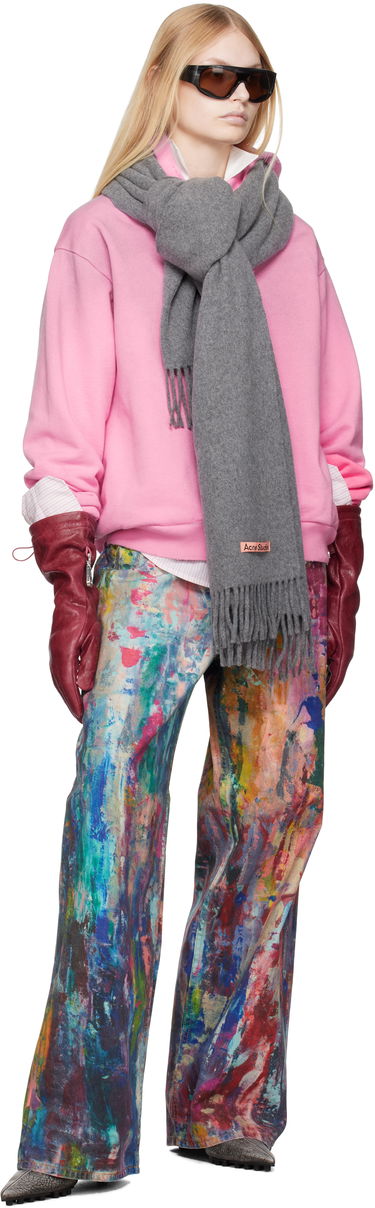 Шал Acne Studios Fringe Scarf Сиво | CA0209-, 1