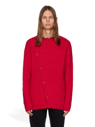 Пуловер Jacquemus Le Chouchou 'Le Cardigan Pau' Cardigan Червено | 23E235KN109-2085