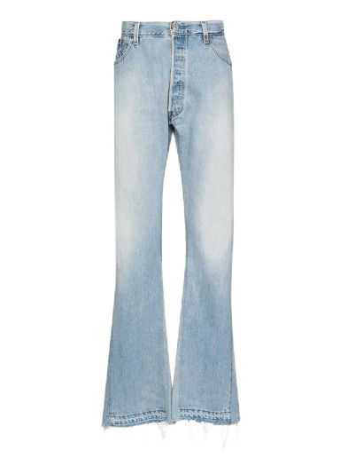 Дънки Gallery Dept. LA Flare Jeans "Stonewashed Indigo & White" Синьо | LA5052-902