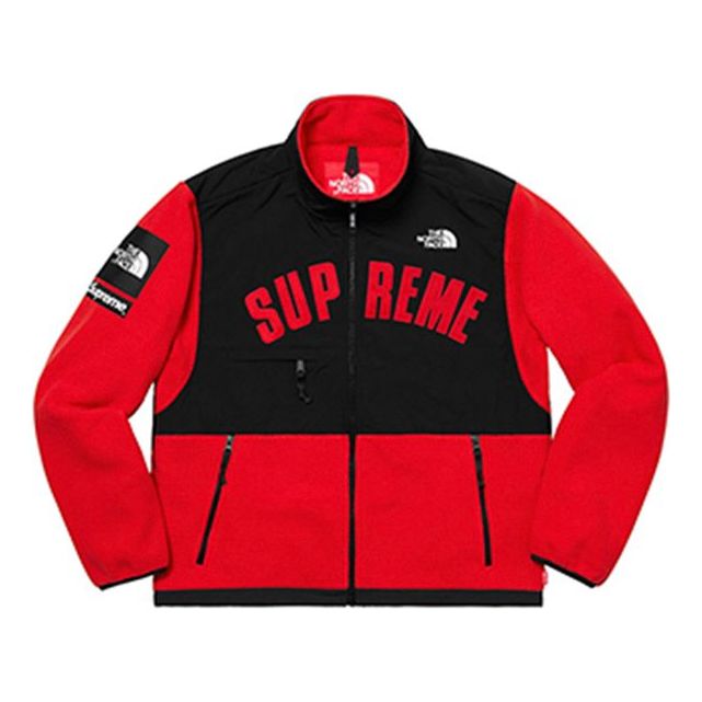 Суитчър Supreme The North Face Arc Logo Denali Fleece Jacket Червено | SUP-SS19-547, 0