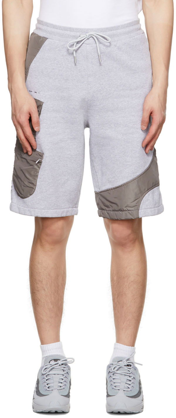 Къси панталони HELIOT EMIL Shorts With Patch Pockets Сиво | SS22_M_10_064_C03_GYME07