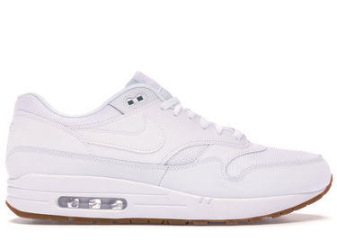 Кецове и обувки Nike Air Max 1 White Gum Sole Бяло | AH8145-109, 0