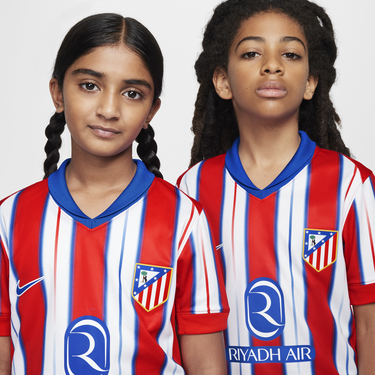Фланелка Nike Atletico Madrid 2024/25 Stadium Home Dri-FIT Replica Soccer Jersey Червено | FN9146-406, 2
