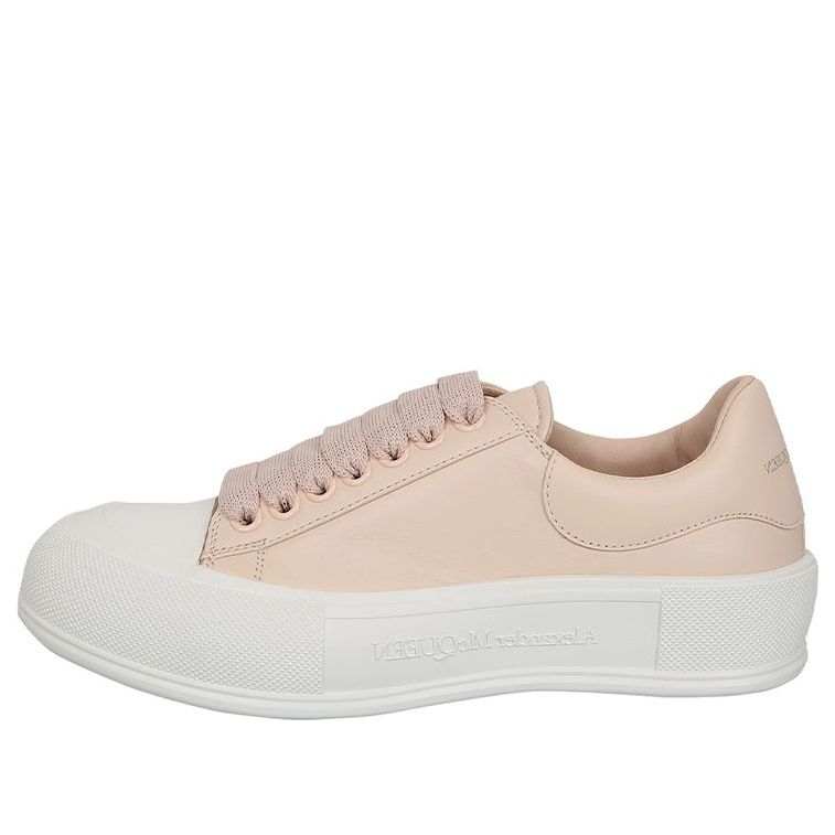 Кецове и обувки Alexander McQueen Alexander McQueen Deck Plimsoll Розово | 667245WIAB66835