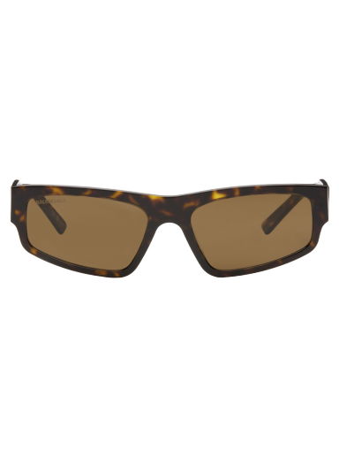 Слънчеви очила Balenciaga Rectangular Sunglasses "Tortoiseshell" Кафяво | BB0305S-002