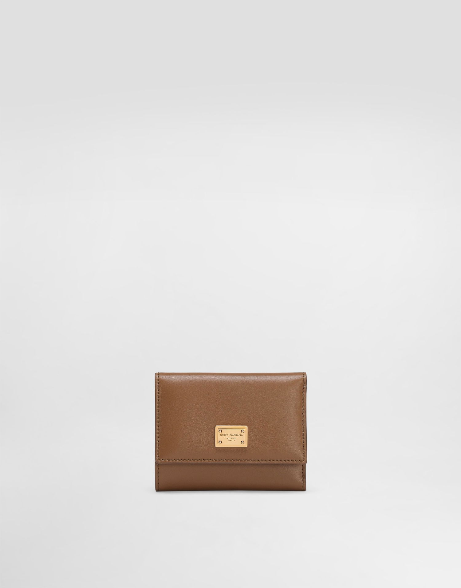 Портфейл Dolce & Gabbana Dolce & Gabbana Plongé Calfskin Small Wallet Кафяво | BI0770A9S258Z093, 0