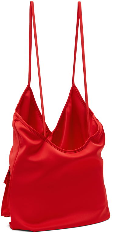 Голяма пазарска чанта We11done We11done Pocket Touch Tote Bag Червено | WD-AB0-24-477-U-RD, 2