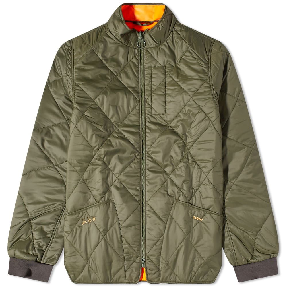 Яке Barbour x Brompton Reversible Fold Quilt Зелено | MQU1492OL51, 0