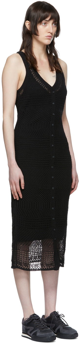 Pокля rag & bone Rag & Bone Knit Midi Dress Черно | WAS22P0135213, 1