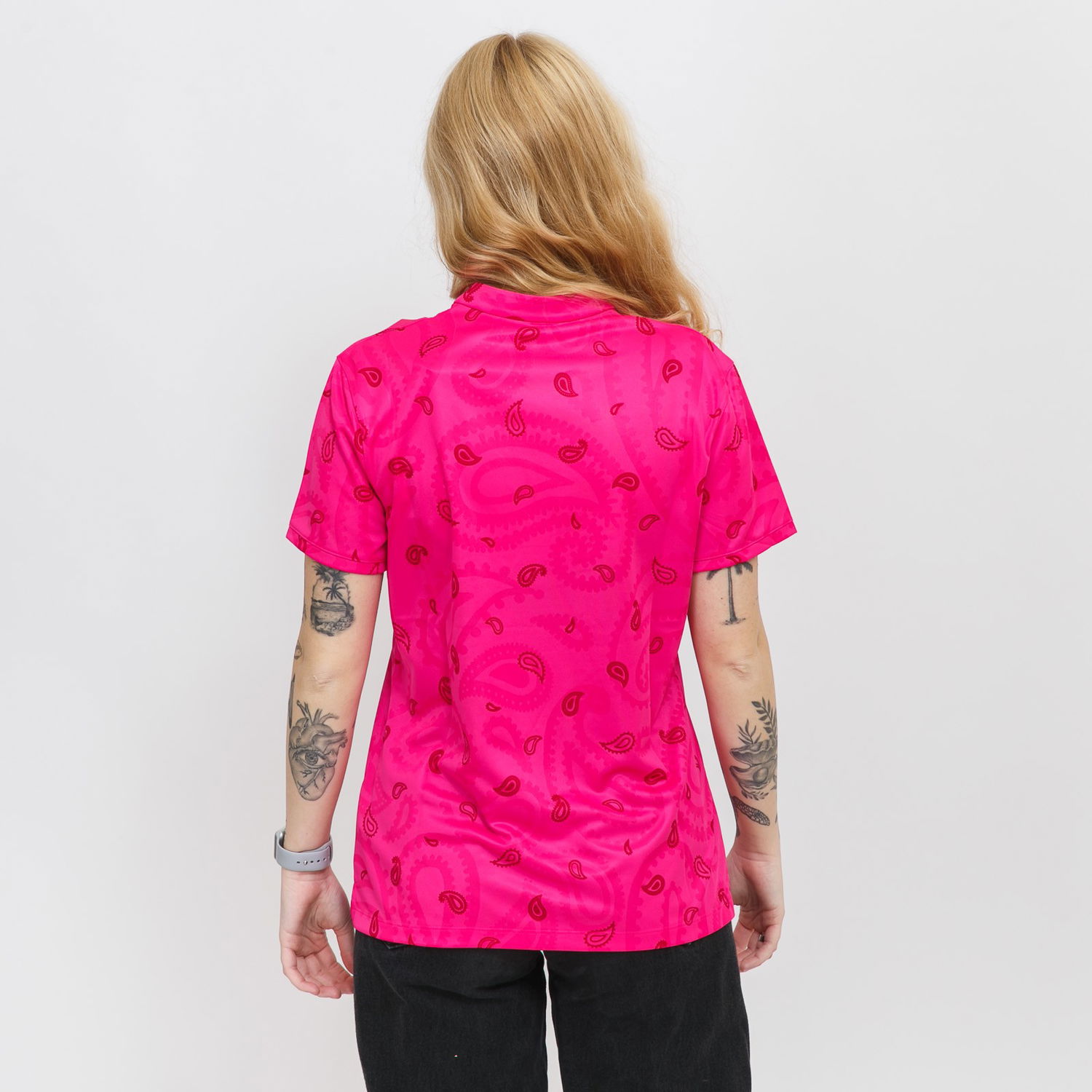 Поло тениска Nike Paisley Print Polo Shirt Розово | DH1982-642, 1