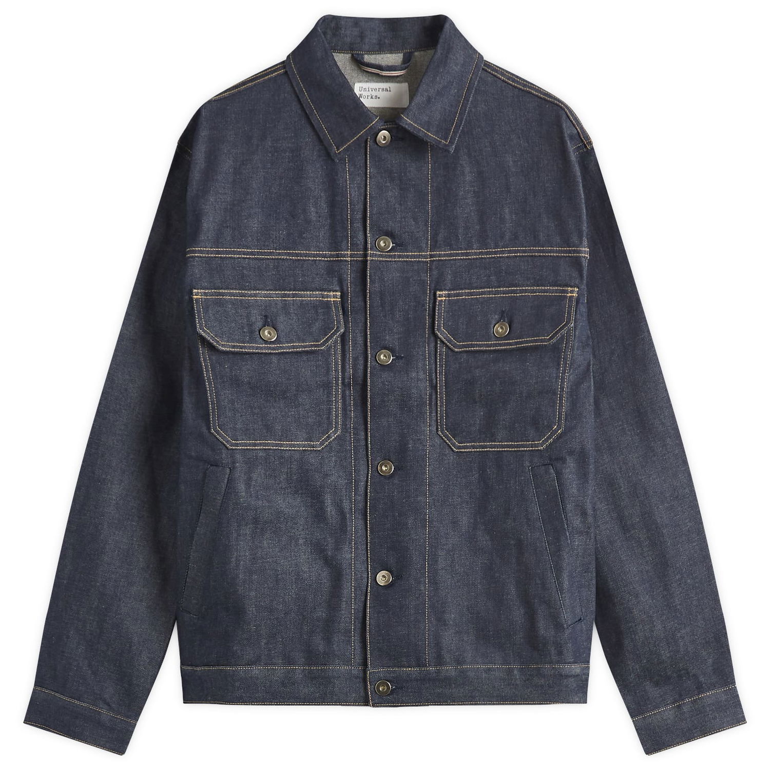 Яке Universal Works Universal Works Trucker Denim Jacket, Size Medium Синьо | 109-IND, 0