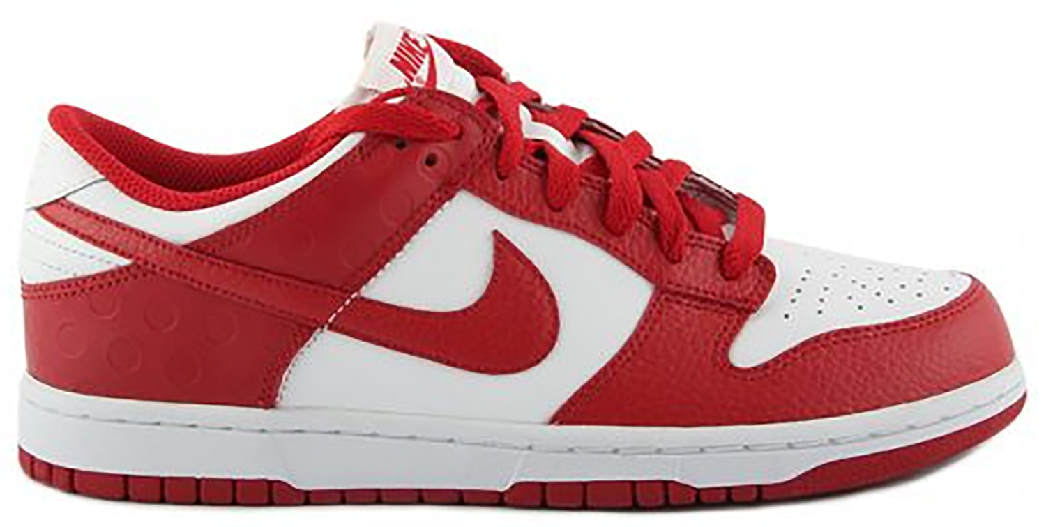 Кецове и обувки Nike Dunk Low White Varsity Red 2011 Червено | 318019-103, 0