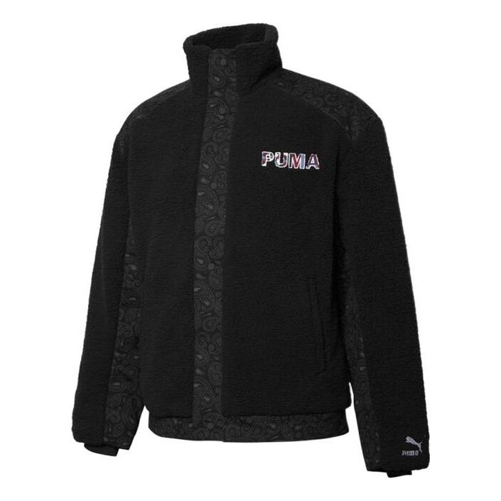 Суитчър Puma Logo Teddy Coat Черно | 534976-01