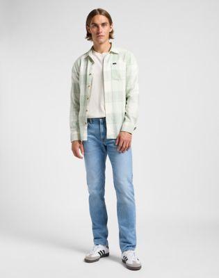Риза Lee Mercantile Shirt Зелено | 112364117, 1