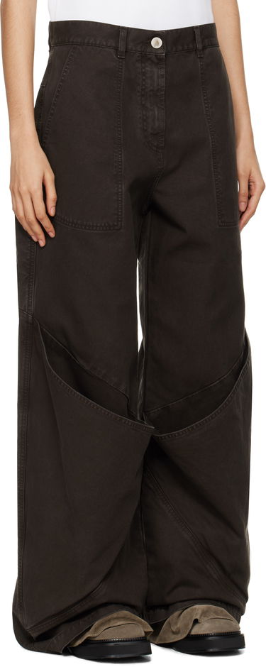 Карго панталони The Attico The Attico Long Cargo Pants Кафяво | 250WCP00198 DDC093AA, 1