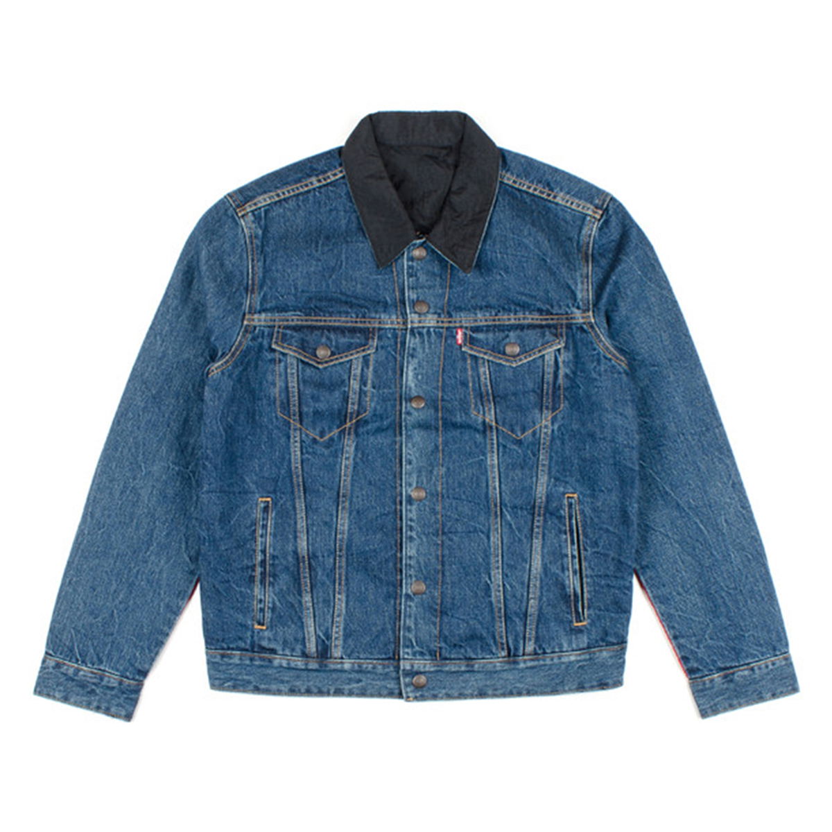Яке Jordan Levis x Reversible Denim Vintage Trucker Jacket Синьо | 56437-0000, 0