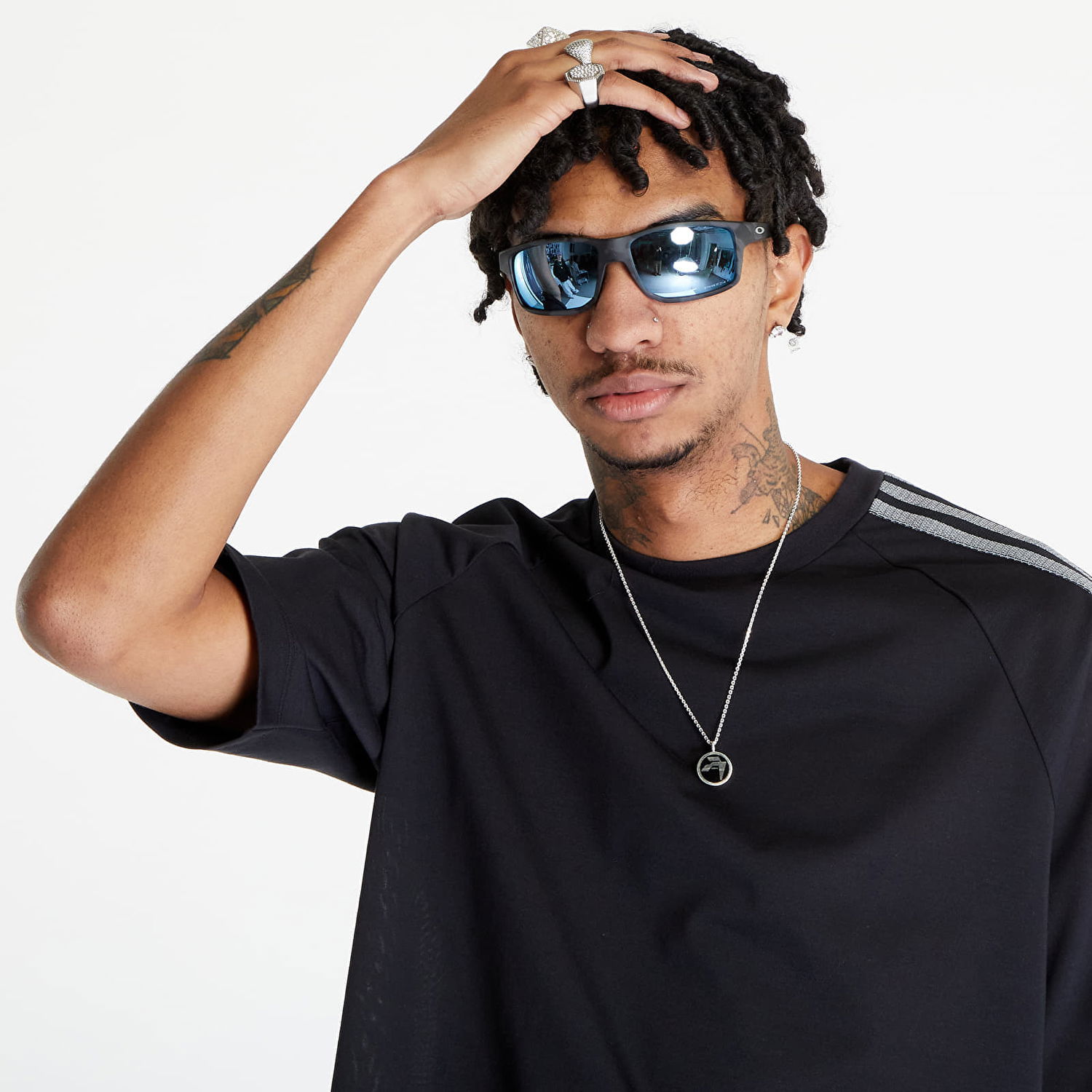 Тениска Y-3 3-Stripes Short Sleeve Tee UNISEX Black/ Off White Черно | IR6265, 1