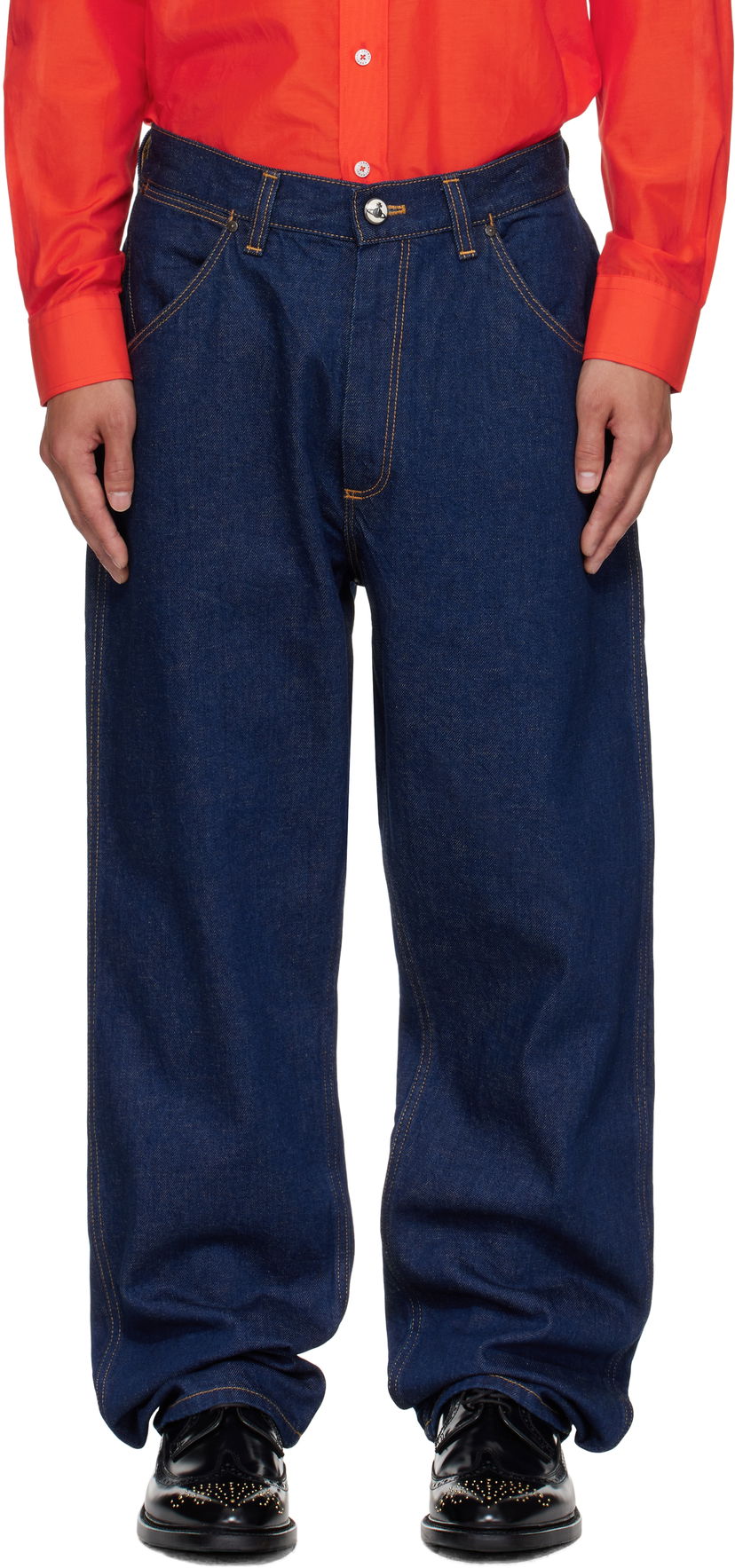 Дънки Vivienne Westwood Vivienne Westwood Baggy Jeans Синьо | 3902000P-W0162-