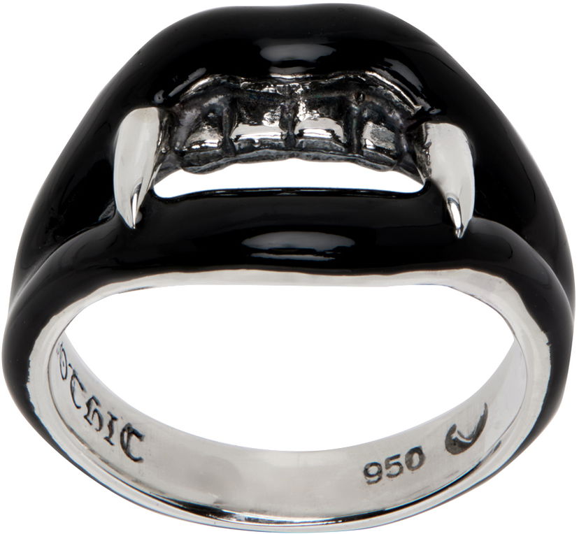 Пръстен Yohji Yamamoto Yohji Yamamoto Vampire Fang Ring Черно | HA-A04-920