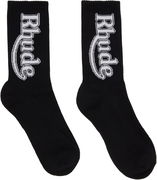 Vertical Race Track Socks