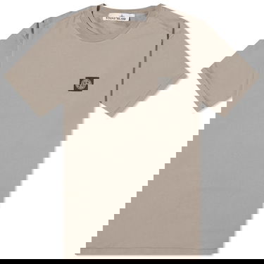 Тениска Stone Island Patch T-Shirt Бежово | 801524113-V0092, 0