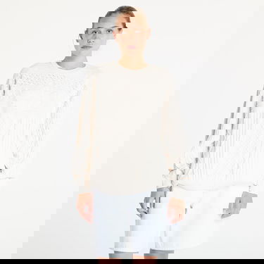 Пуловер adidas Originals Knited Trf Sweater Wonder White Бяло | JN8318, 0