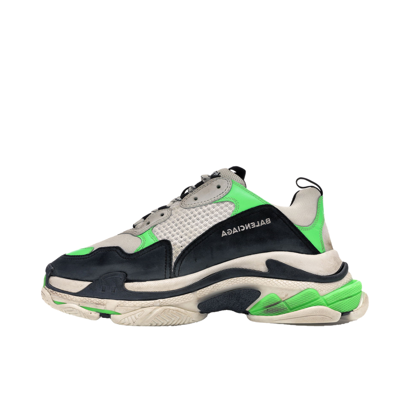 Кецове и обувки Balenciaga Triple S Mr. Porter Neon Green 2018 Зелено | 516590 W09O6 9063