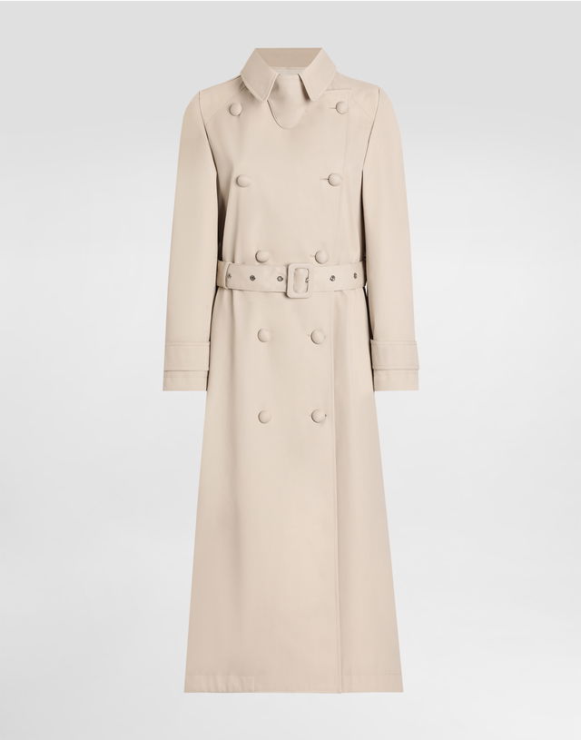 Dolce & Gabbana Cotton Drill Trench Coat