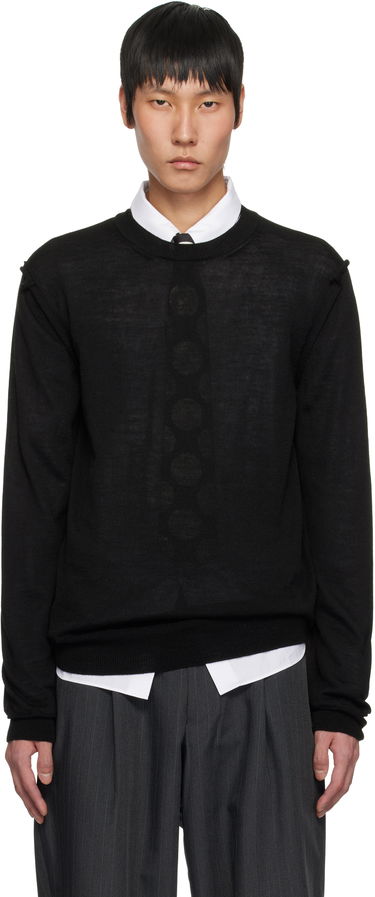 Пуловер Comme des Garçons Crewneck Sweater Черно | DO-N007-051, 0