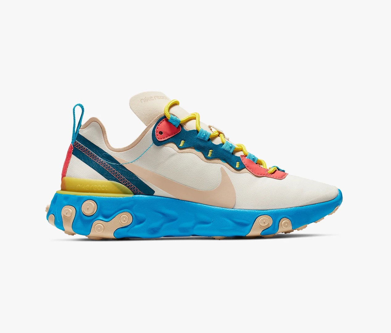 Кецове и обувки Nike React Element 55 "Cream Blue" W Бежово | BQ2728-201, 0