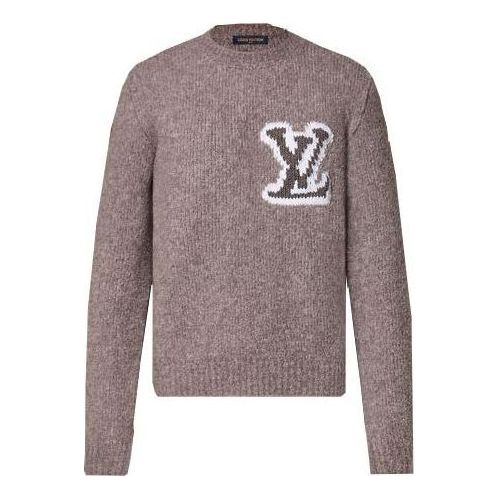 Пуловер Louis Vuitton Wool Blend Crewneck Sweater Лилаво | 1AF326