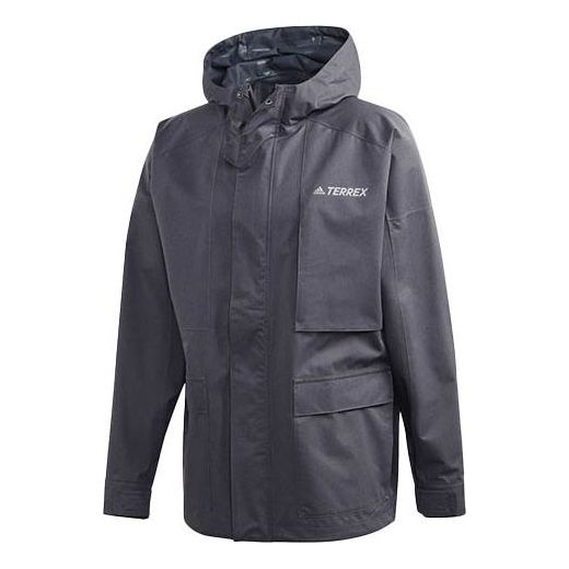 Дъждобран adidas Originals Outdoor Sports Jacket Сиво | GL7399