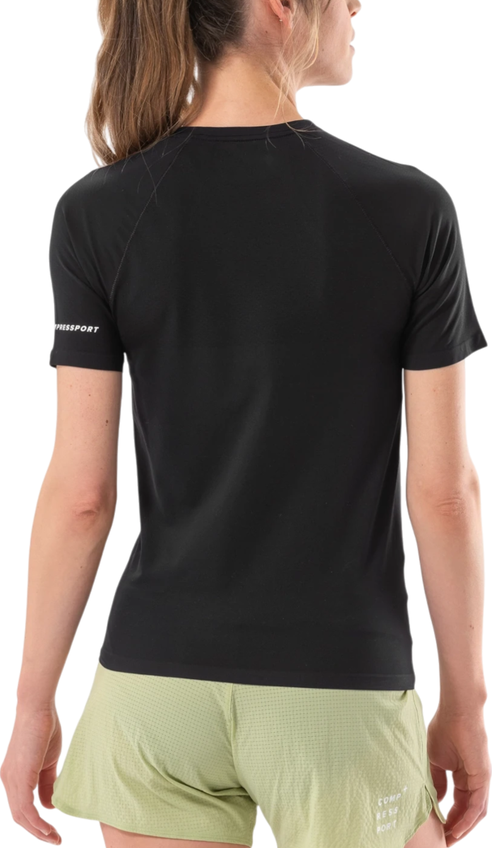 Тениска Compressport Trail Running Short Sleeve T-Shirt Черно | atsw3649-atsw3649000, 1