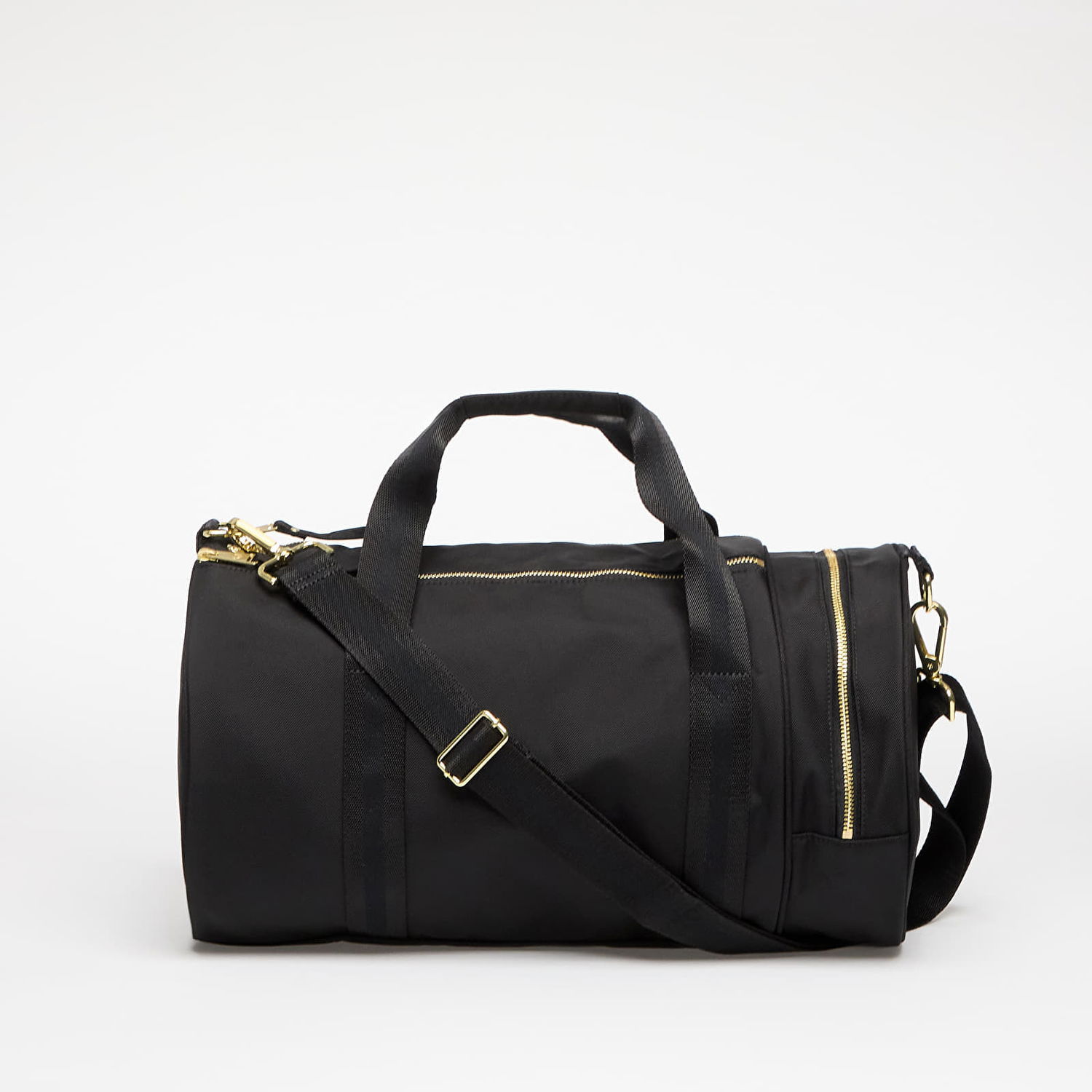 Чанта за пътуване Fred Perry Fred Perry Textured Nylon Barrel Bag Черно | L9257 102, 1