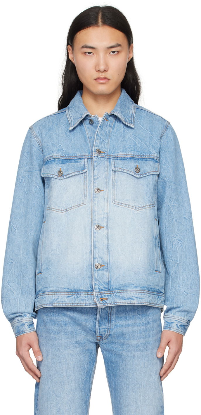 Яке WOOD WOOD Ivan Denim Jacket Синьо | 12345106-7080