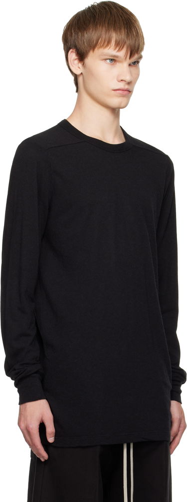 Тениска Rick Owens Rick Owens Concordians Level Long Sleeve T-Shirt Черно | RU02E1266 JR, 1