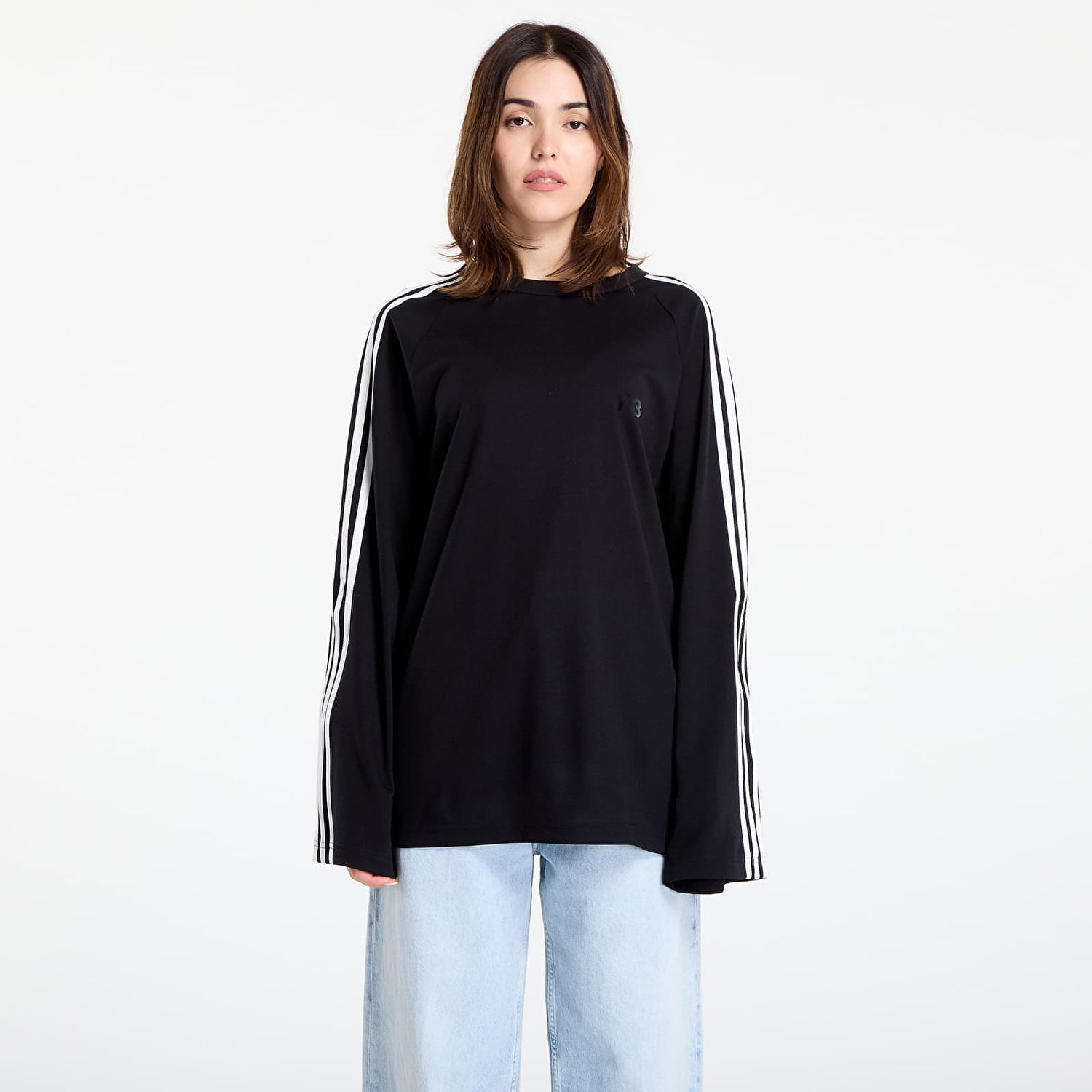 Тениска Y-3 Y-3 Wire Long Sleeve T-Shirt Черно | JW7351, 1