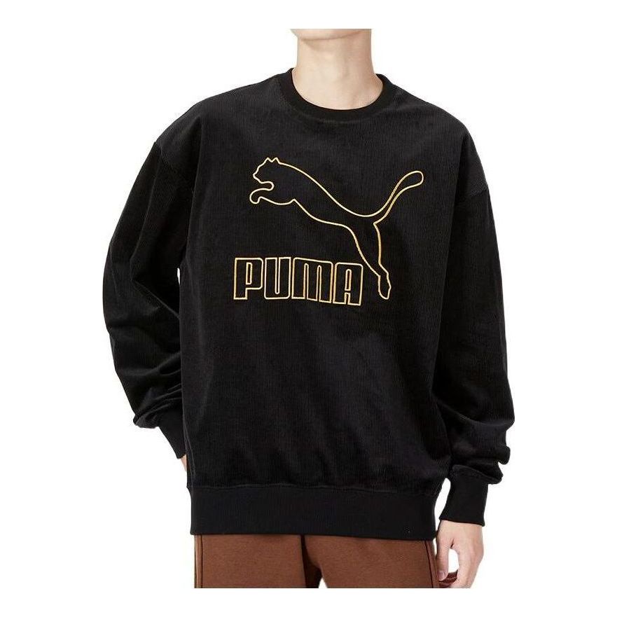 Пуловер Puma Corduroy Crewneck Sweatshirt Черно | 539834-01, 0