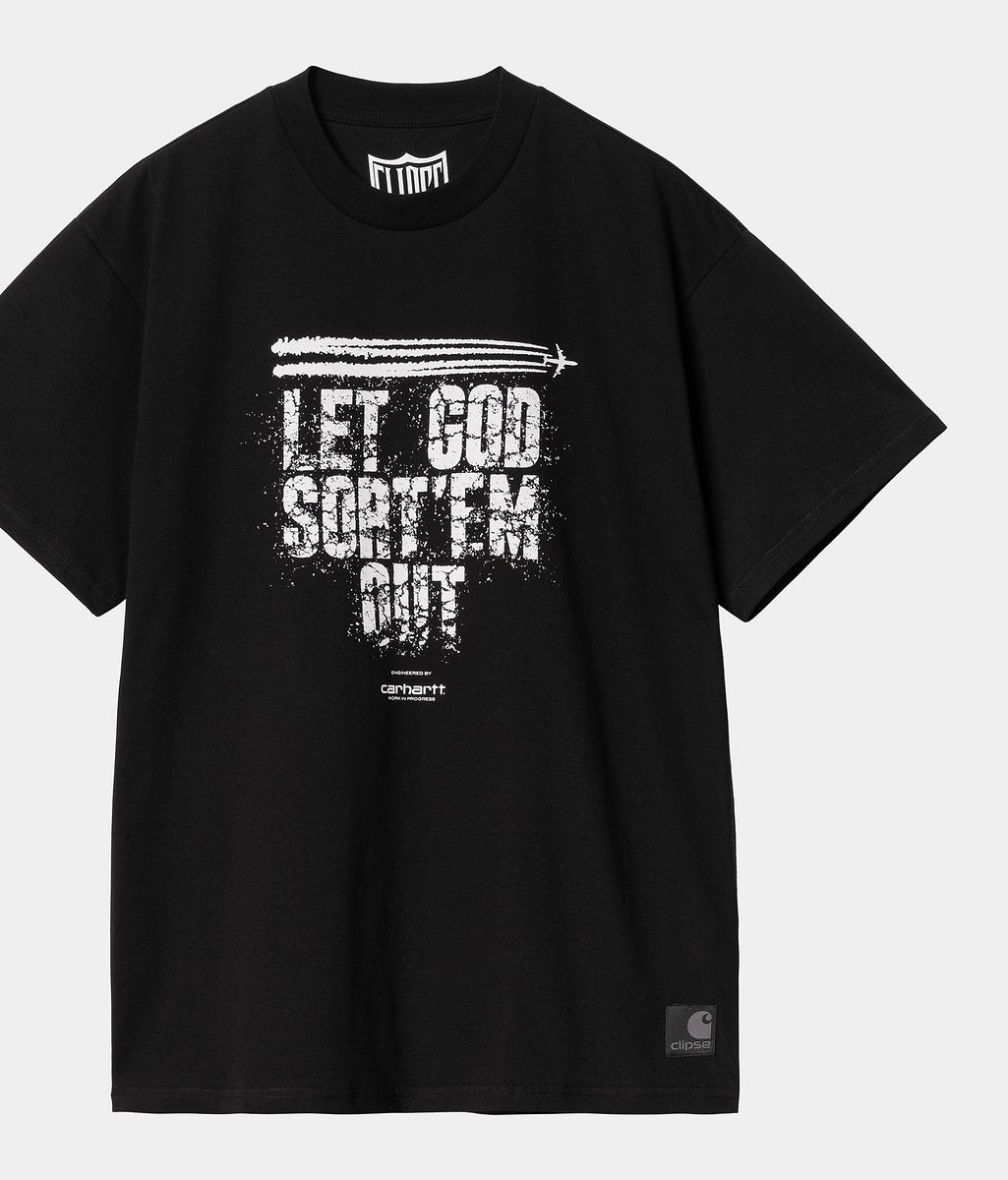 Тениска Carhartt WIP Clipse x WIP S/S Let God Sort'Em Out T-Shirt M Черно | I035091_9, 0