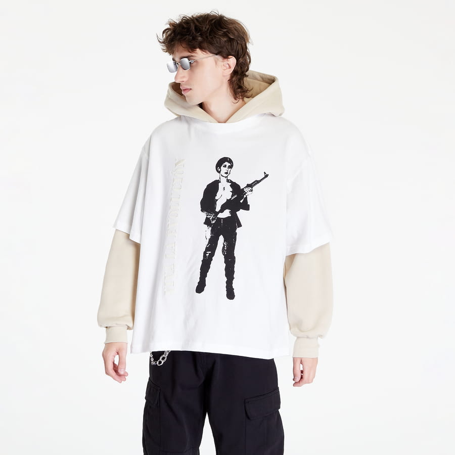 Суитчър Pleasures Psychic x TV Viva Hoodie Бяло | P22W021 KHAKI, 0