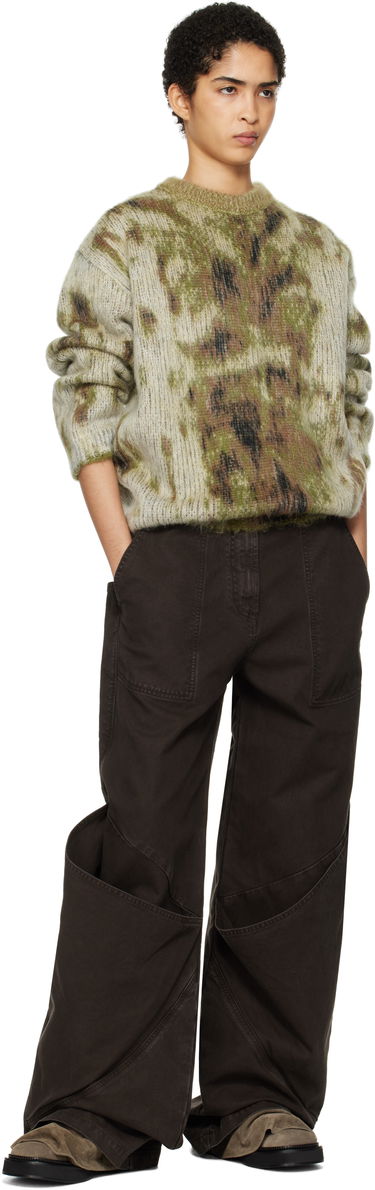 Пуловер The Attico Attico Abstract Knit Sweater Зелено | 250WCK00115 KAC001AA, 3