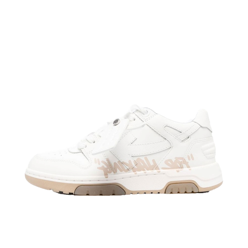 Кецове и обувки Off-White Out Of Office Low "For Walking" White Sand W Бяло | OWIA259S23LEA0030117