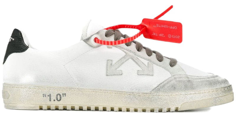 Кецове и обувки Off-White 2.0 Low White Grey FW19 Бяло | OMIA042E19D680480110, 0
