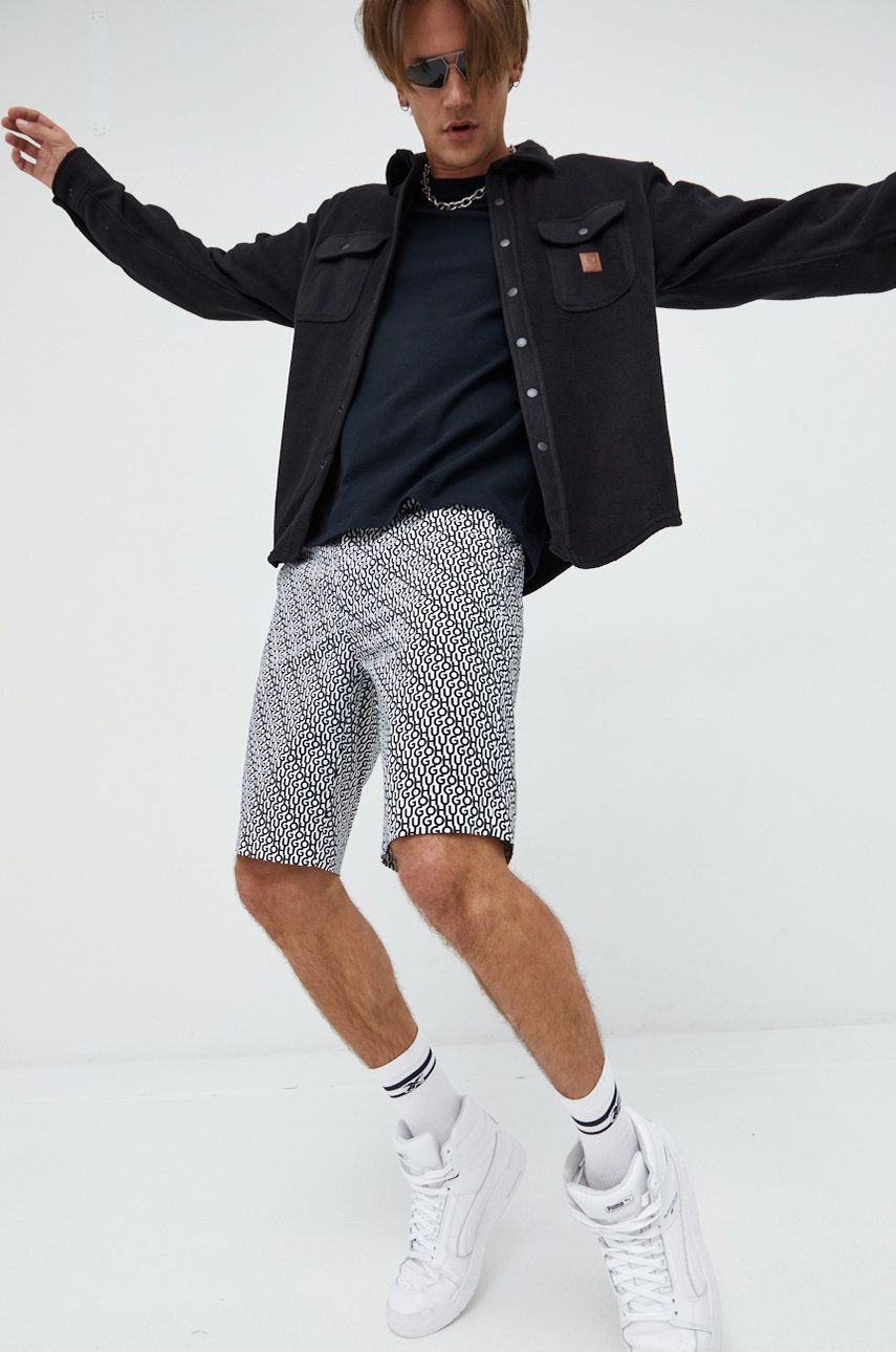 Къси панталони BOSS Cotton Shorts Многоцветен | 50472198, 0