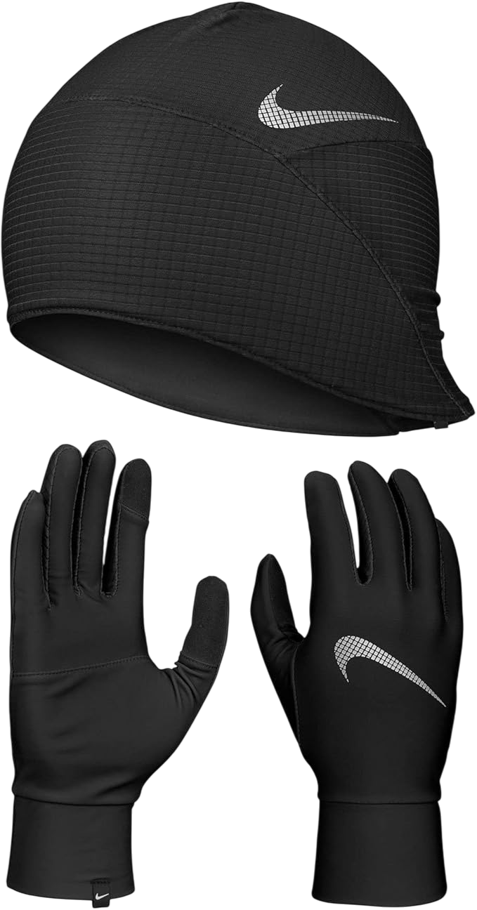 Ръкавици Nike Nike Run The Winter Running Hat and Gloves Set Черно | rtw9385-15-082, 0