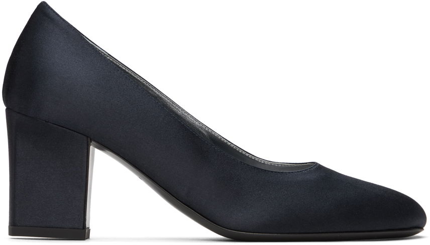 Кецове и обувки The Row Satin Pumps Синьо | F1471-W328, 0