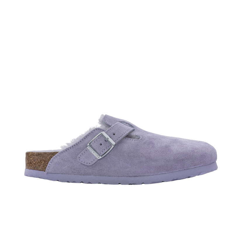 Кецове и обувки Birkenstock Boston Shearling Suede Лилаво | 1023302