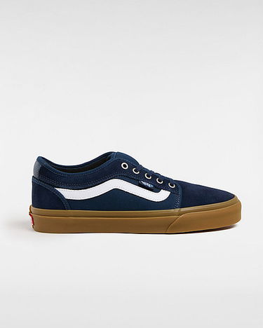 Кецове и обувки Vans Skate Chukka Low Sidestripe Shoes (navy/gum) Unisex Blue, Size 2.5 Тъмно синьо | VN0A2Z3QNGM, 0