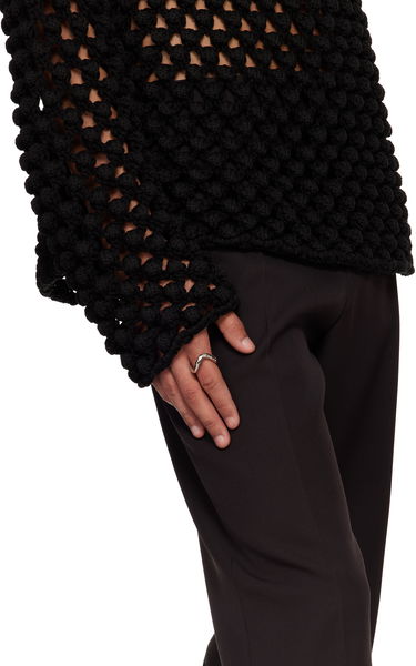 Пръстен Jil Sander Jil Sander Hammered Ring Металик | J30UQ0039_P6959, 1